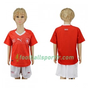 Tenue Suisse Enfant Domicile Coupe du monde 2018 Maillot de Foot